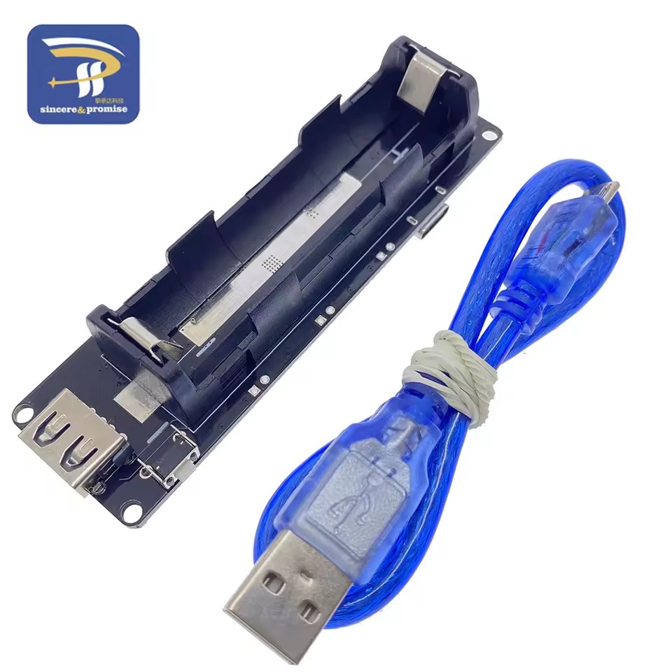 Pi Power Supply - درع بطارية ليثيوم مزدوج ، V3