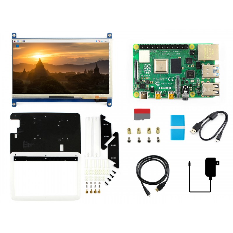 Pi Display - مجموعة عرض راسبيري باي 4 موديل