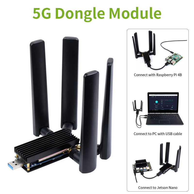 Pi 4 Case - USB 3.1 إلى M.2 B لوحة