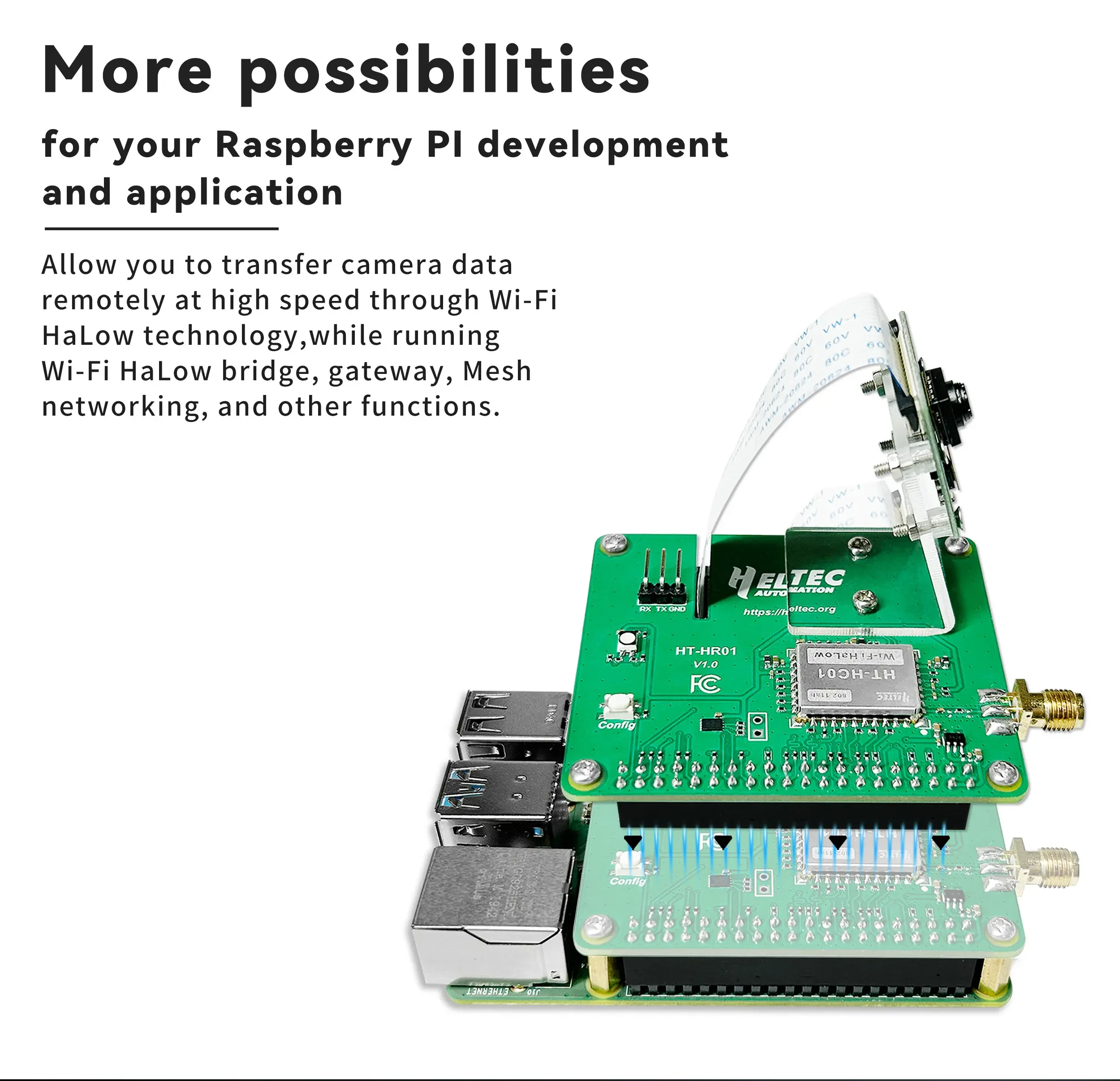 وحدة Heltec Pi-CamLow HR01 Wi- - مراجعة Pi Camera Module وسعره