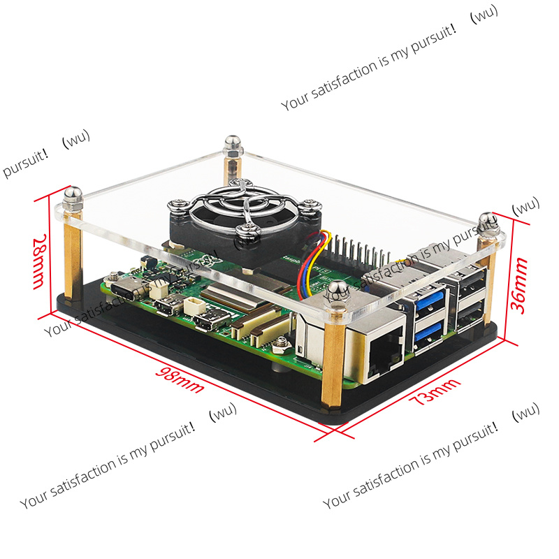 علبة أكريليك شفافة لـ Raspberr - مراجعة Raspberry Pi 5 وسعره