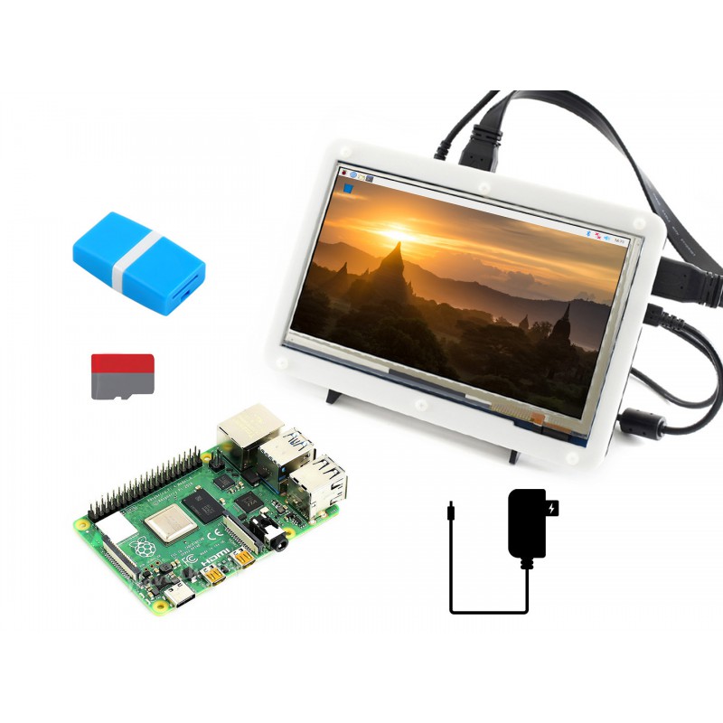 مجموعة عرض راسبيري باي 4 موديل - مراجعة Pi Display وسعره