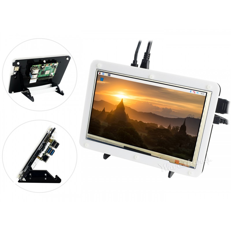 مجموعة عرض راسبيري باي 4 موديل - مراجعة Pi Display وسعره
