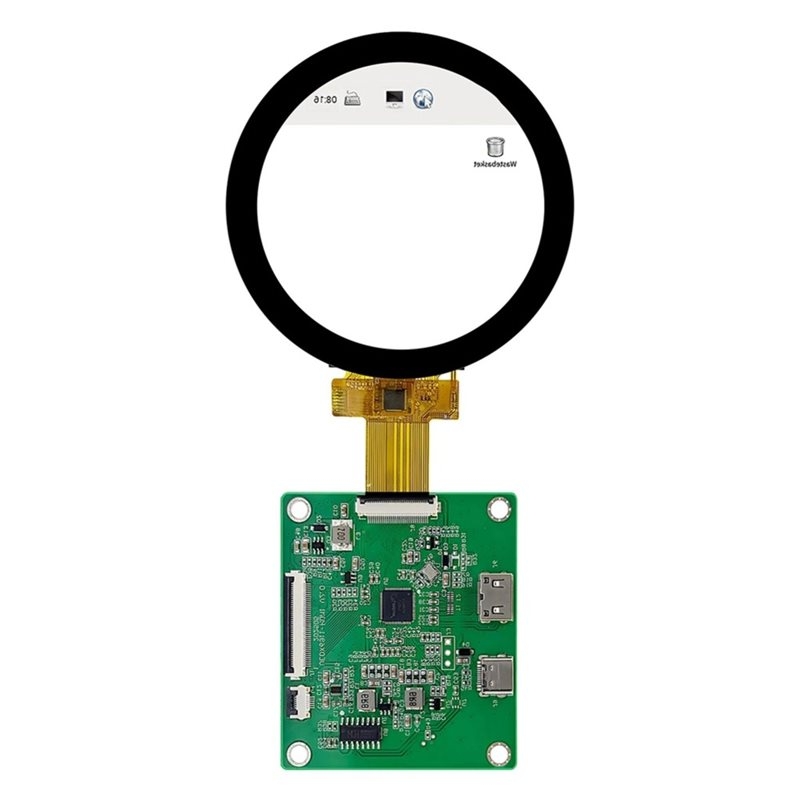 شاشة A52T DSI TFT LCD دائرية م - مراجعة Pi Display وسعره