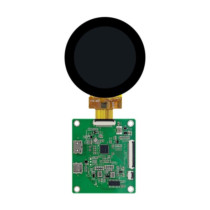 شاشة A52T DSI TFT LCD دائرية م - مراجعة Pi Display وسعره