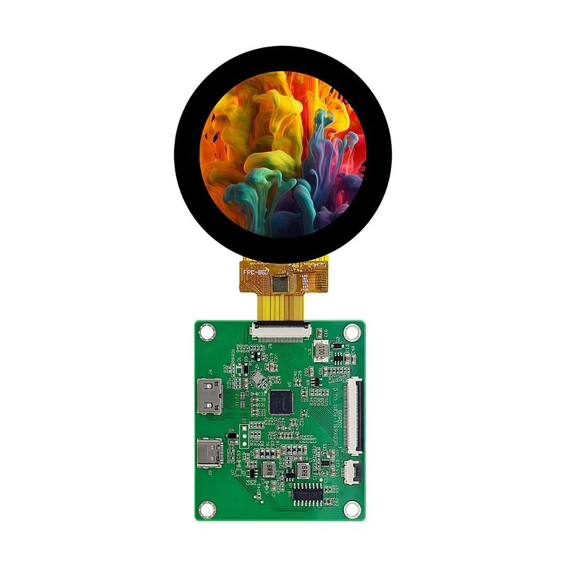 شاشة A52T DSI TFT LCD دائرية م - مراجعة Pi Display وسعره