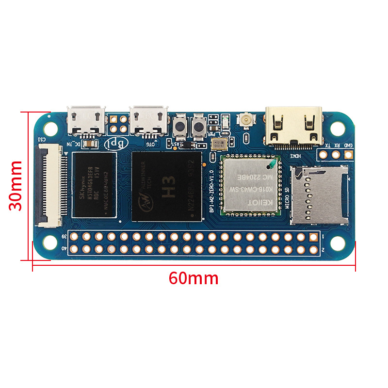 جهاز Banana Pi-M2 Zero H3، وهو - مراجعة Pi Zero وسعره