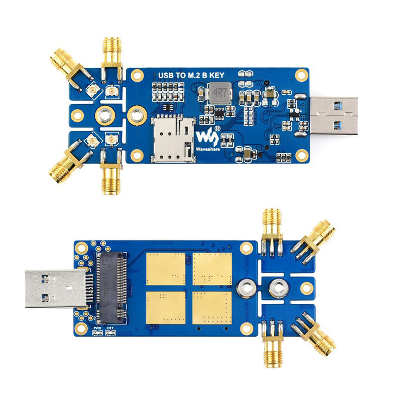 USB 3.1 إلى M.2 B لوحة التوسع  - مراجعة Pi 4 Case وسعره